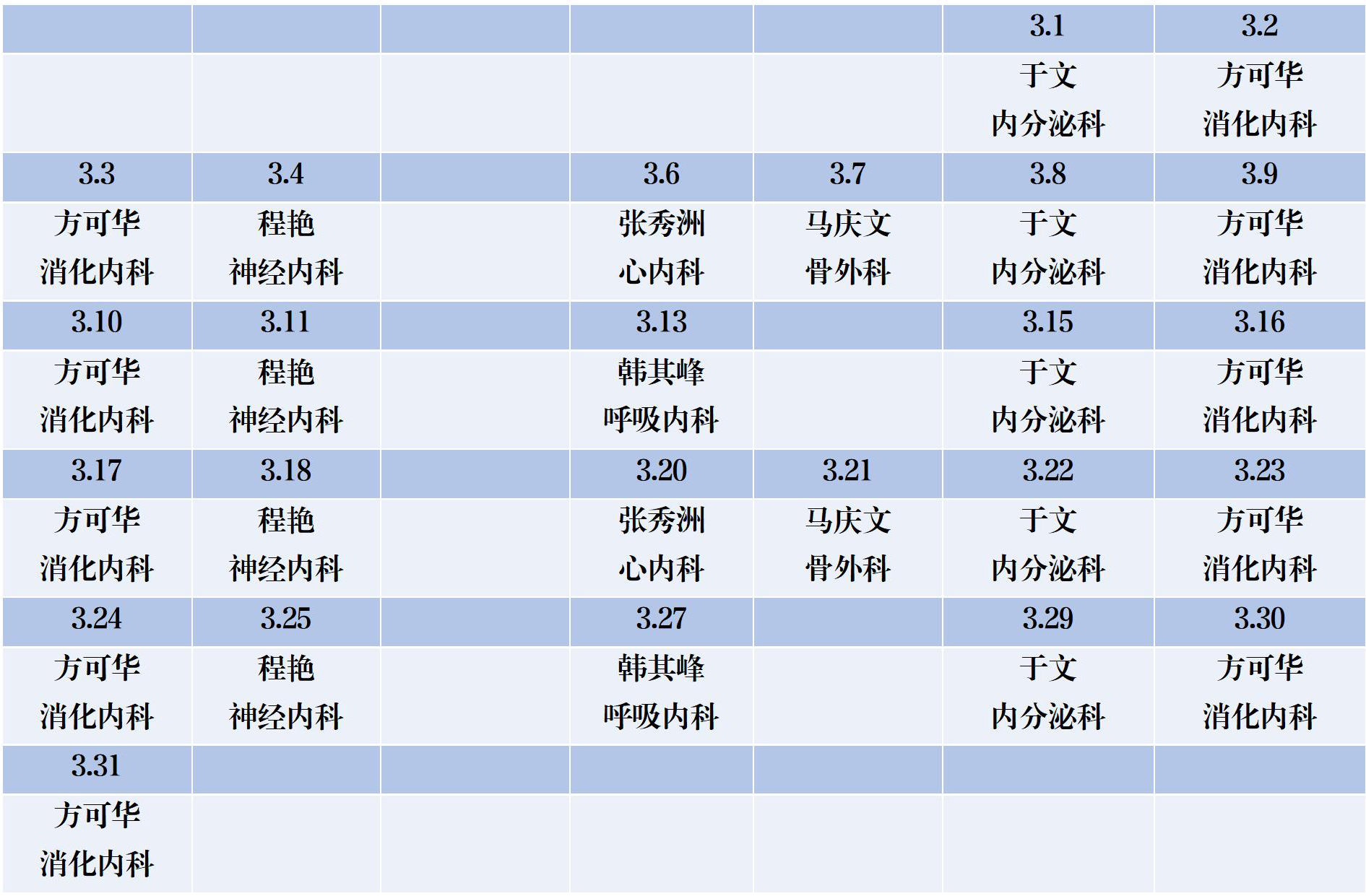 滨州市人民医院机关院区2025年3月份专家排班表 -_01.jpg